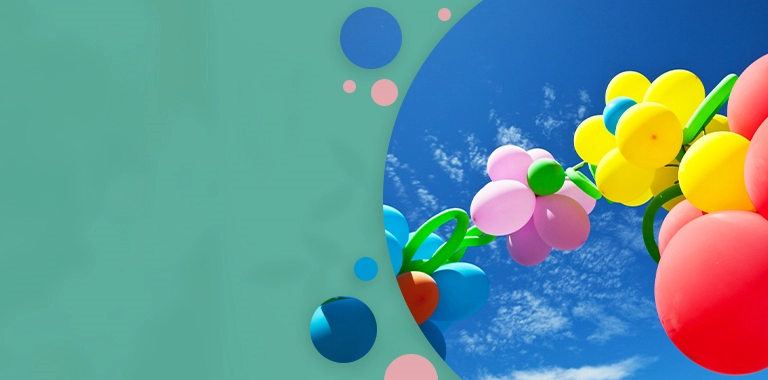 fruwające balony